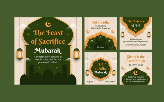 Eid al-Adha Social Media Template Pack