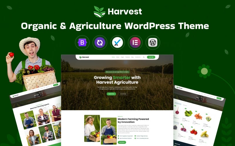 Harvest - Organic & Agriculture WordPress Theme