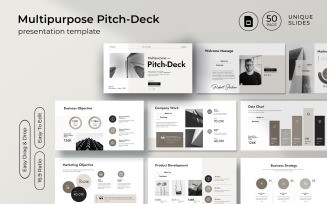 Multipurpose Pitch-Deck Google Slide Presentation Template
