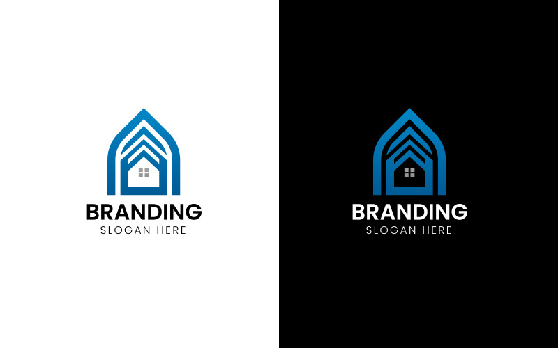 Real estate home logo-932 Logo Template