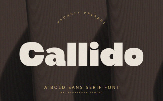 Callido - Sans Serif Font