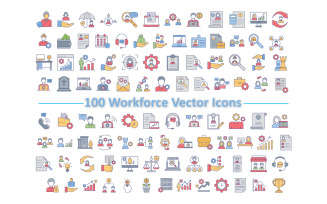 Workforce LFG Icons in different Unique Styles