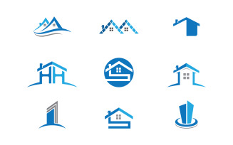 House Property concept icon logo template v.55