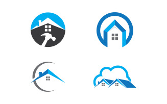 House Property concept icon logo template v.59