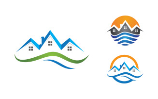 House Property concept icon logo template v.60