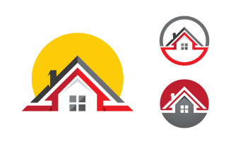 House Property concept icon logo template v.73