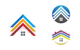 House Property concept icon logo template v.76