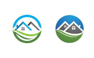 House Property concept icon logo template v.80