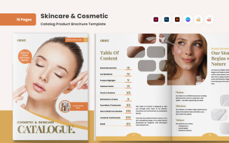 Skincare Brand Catalog Brochure Design