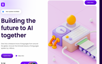 AI Bot - AI Chat Bot Website Hero