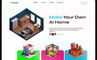 Al Houses - Real Estate Website Hero