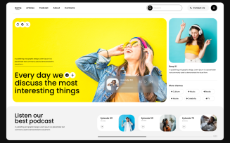 Audu - Music Website Hero