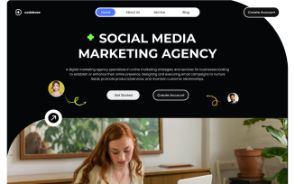 CodeBase - Marketing Agency Website Hero