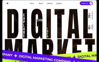 Digital Market - Advertising Website Hero
