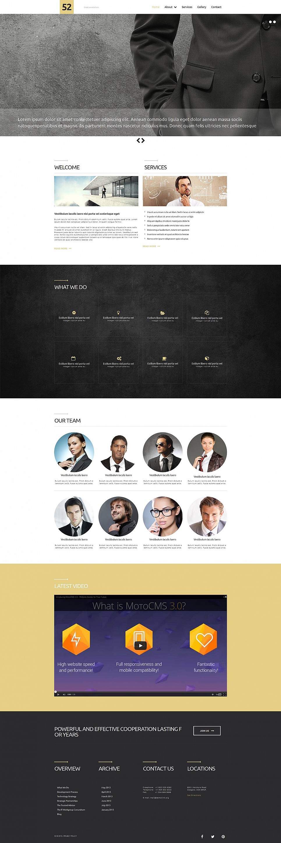 Business Responsive Moto CMS 3 Template New Screenshots BIG