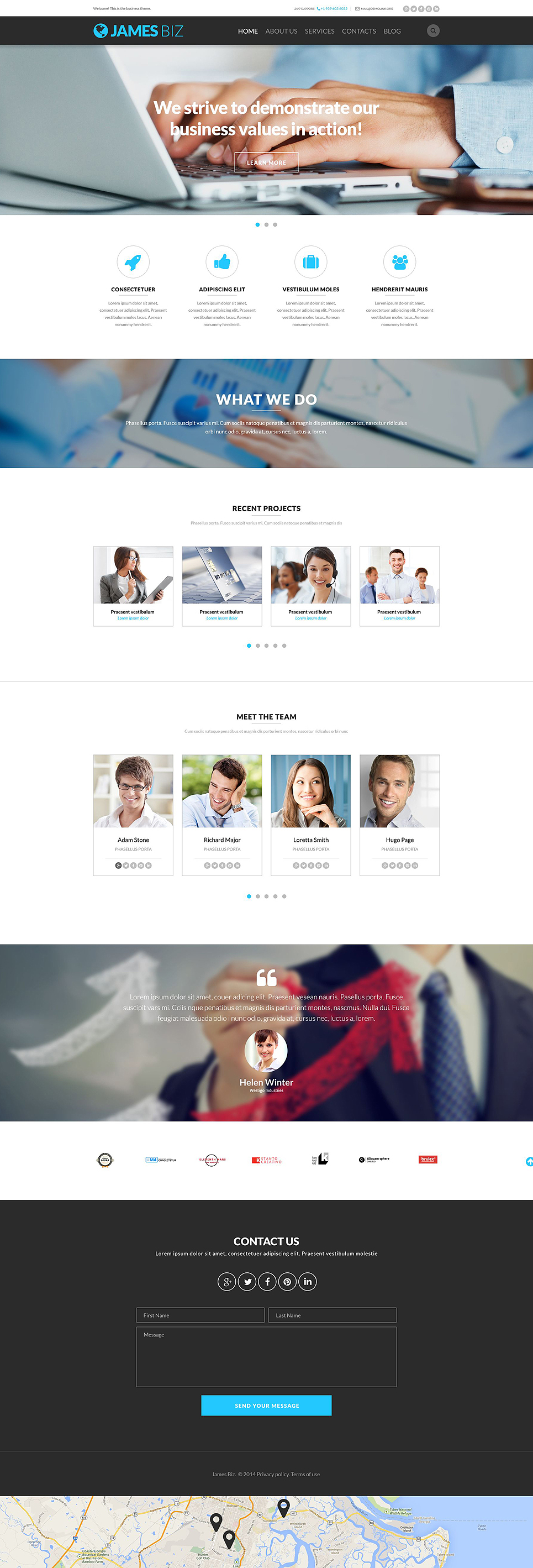 Business Responsive Website Template New Screenshots BIG