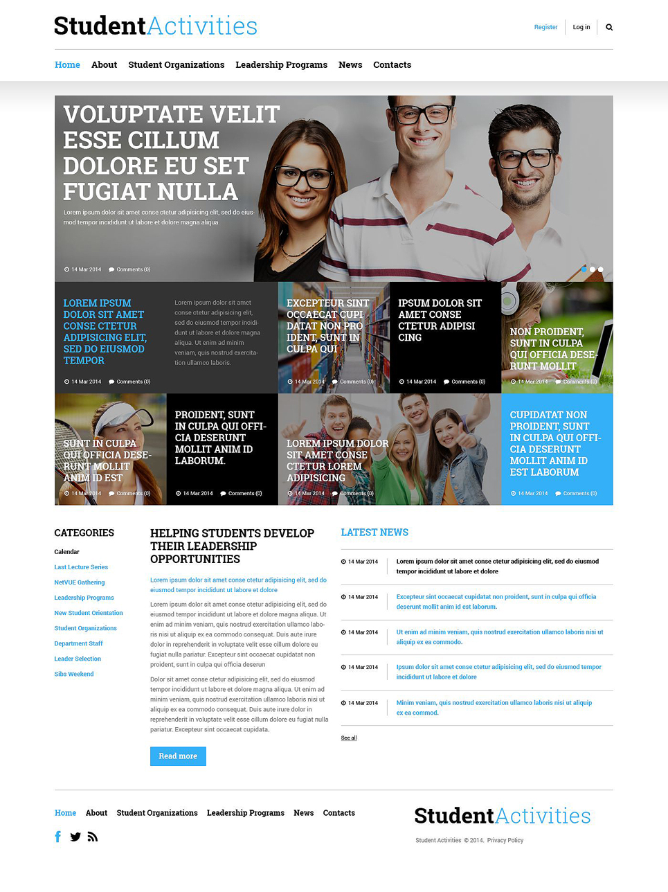 Education Responsive Joomla Template New Screenshots BIG
