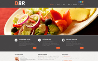 European Restaurant Responsive WordPress Theme