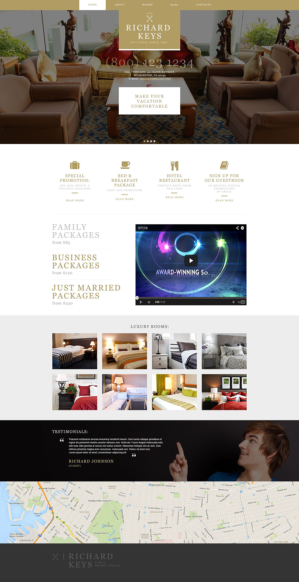 Hotels Muse Template New Screenshots BIG