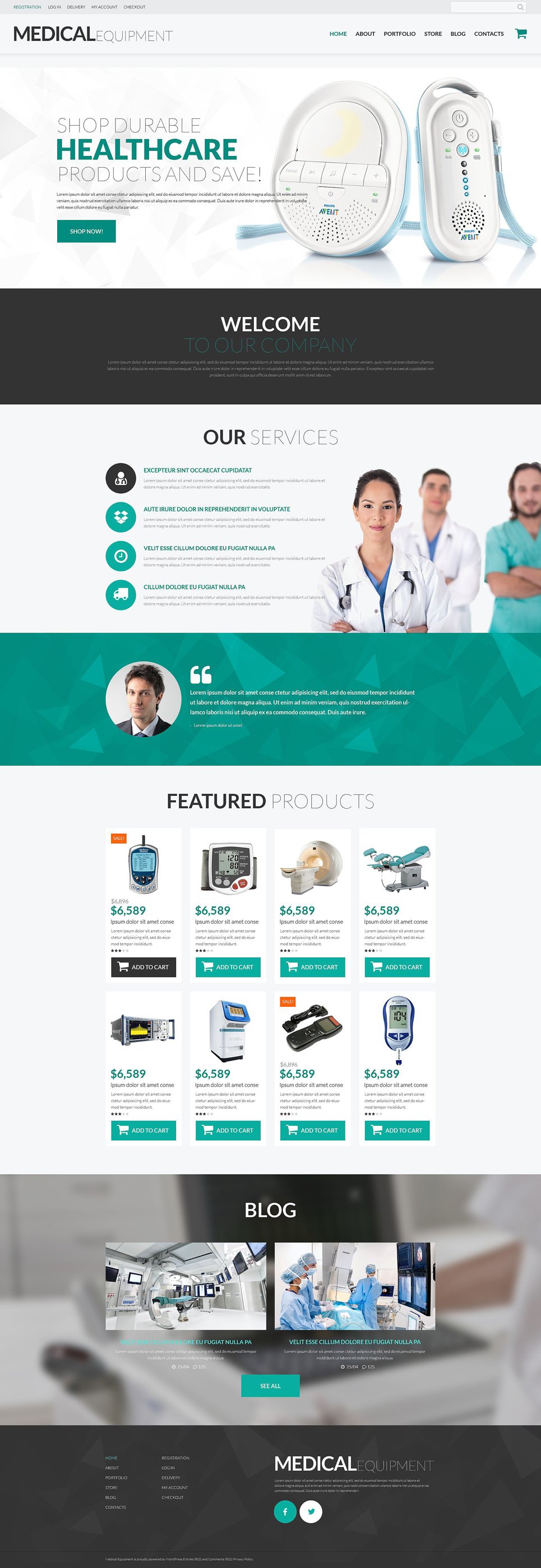 Medical Equipment Responsive WooCommerce Theme New Screenshots BIG