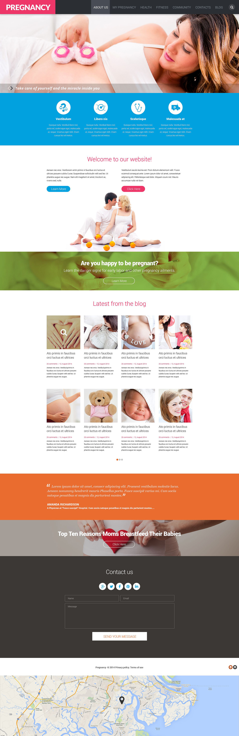 Pregnancy Responsive Website Template New Screenshots BIG