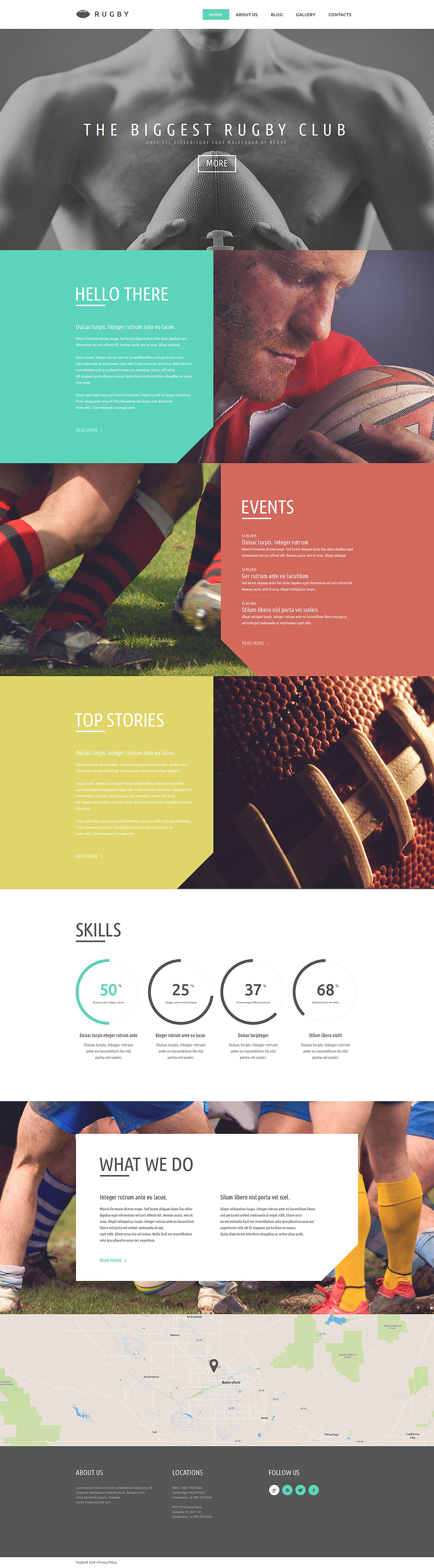 Rugby Website Template New Screenshots BIG