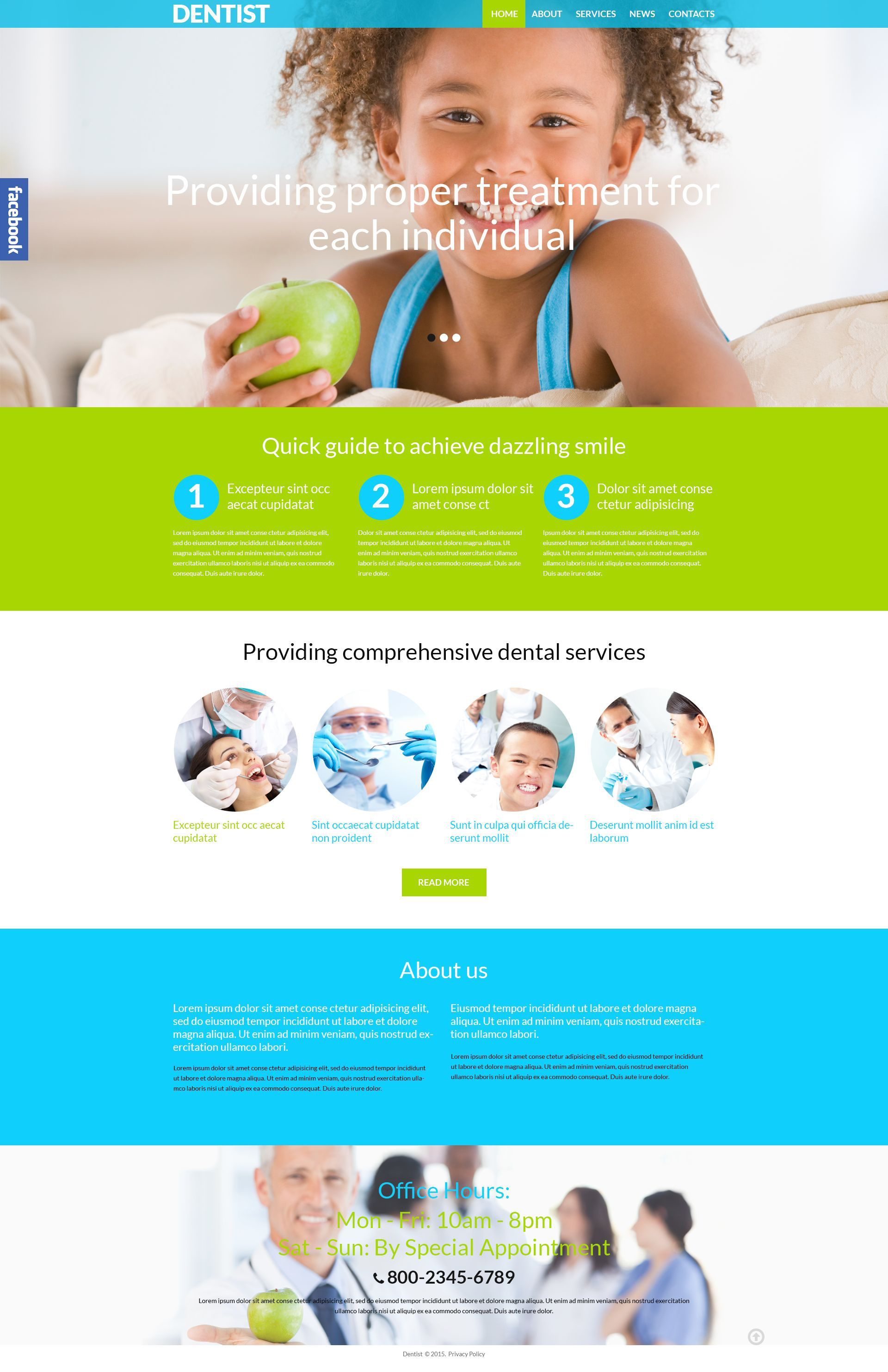 Tema De WordPress "Clínica Dental" #52373 - captura de pantalla
