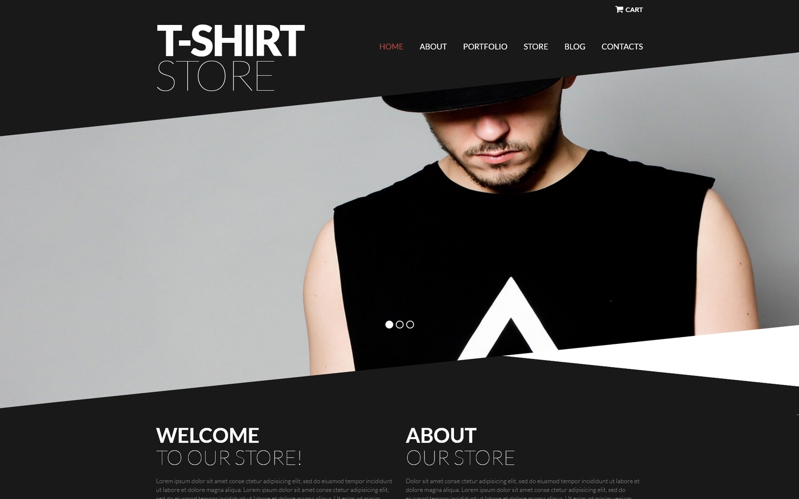 Tema WooCommerce Responsive #52383 "Trendy TShirts"