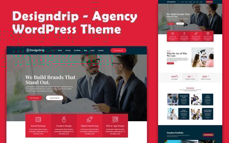 Designdrip - Agency Elementor WordPress Theme