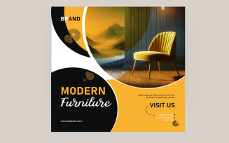 Modern Furniture Advertisement Instagram Post Design