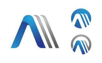 A Letter Business Concept design LogoTemplate v.81