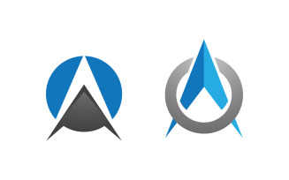 A Letter Business Concept design LogoTemplate v.82