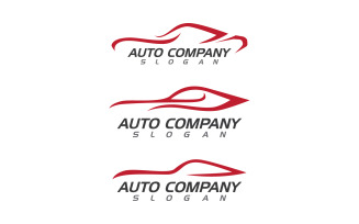 Auto car icon design Logo vector illustration design template v.12