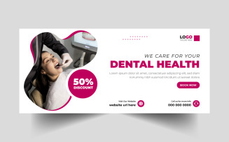 Dental Care Social Media Banner Template