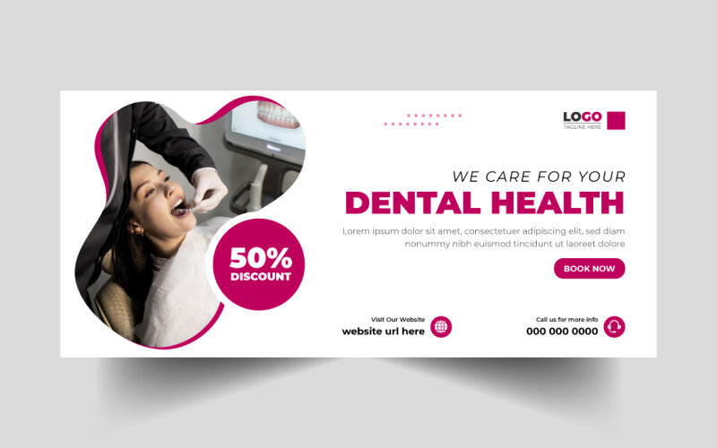 Dental Care Social Media Banner Template