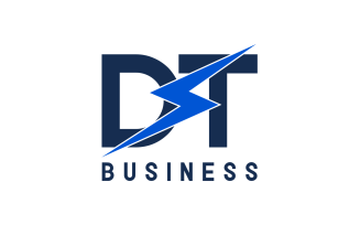 DT Letter Initials Logo Design Template
