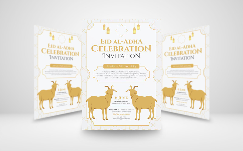 Eid al-Adha Celebration Invitation Corporate Identity