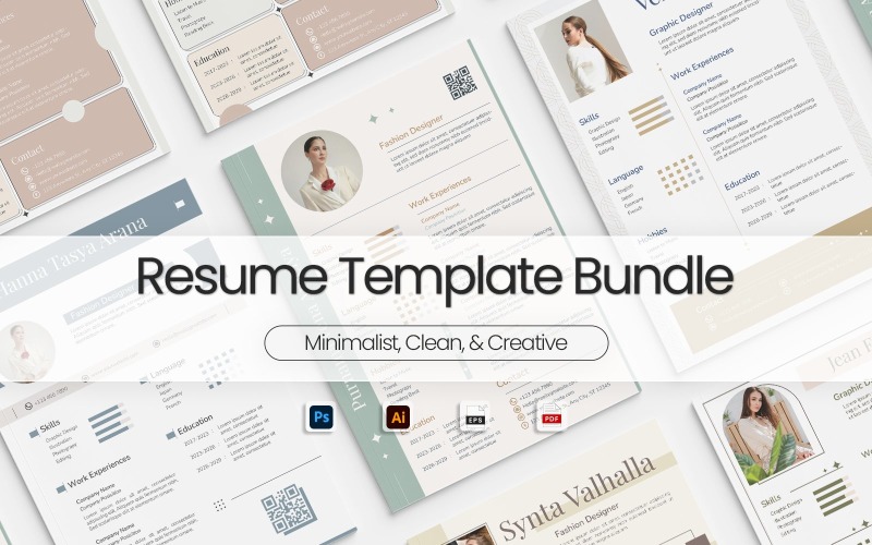 Elegant & Modern Resume Bundles Corporate Identity