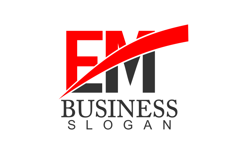 EM Letter Creative Design Logo Logo Template