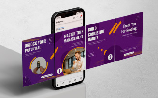 Instagram Carousel Post Template