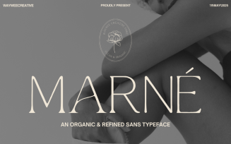 MARNÉ – Modern Organic Sans Serif