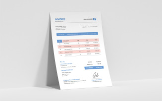 Minimalist Business Invoice Template
