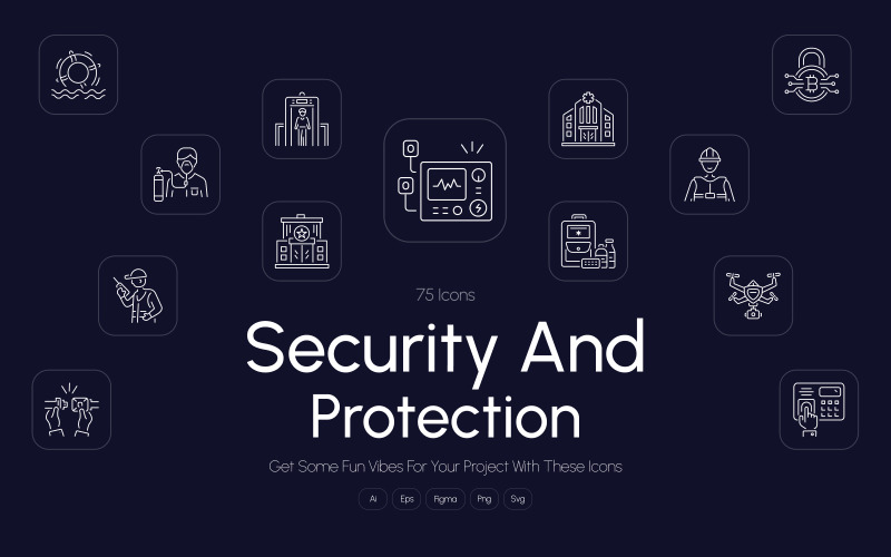 Security and Protection Icon Set