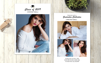 Senior Graduation Announcement Template