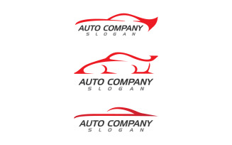 Auto car icon design Logo vector illustration design template v.14