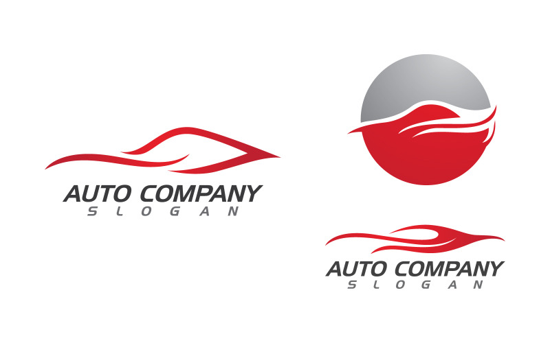 Auto car icon design Logo vector illustration design template v.15 Logo Template