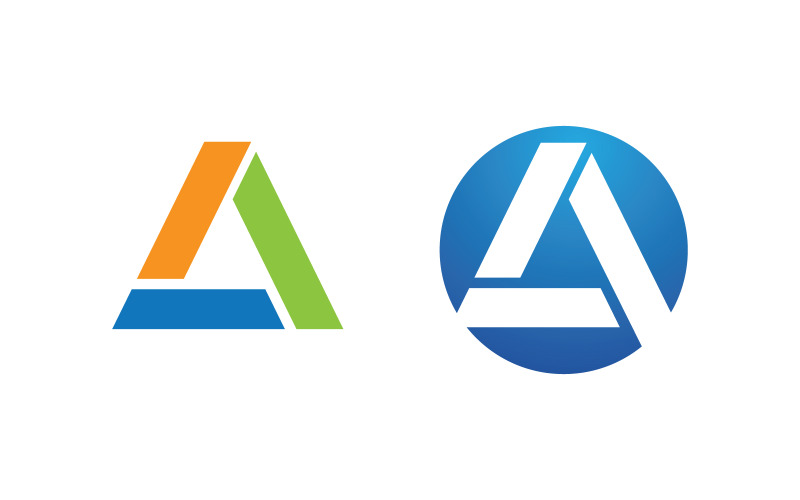 A Letter Business Concept design LogoTemplate v.78 Logo Template