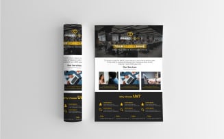 Digital Marketing Agency Leaflet Design Template