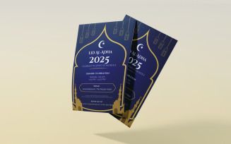 Eid Al-Adha Celebration Flyer Template