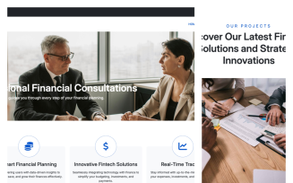 Finovia – Finance Ready-to-Use Modern Bootstrap HTML Website Template